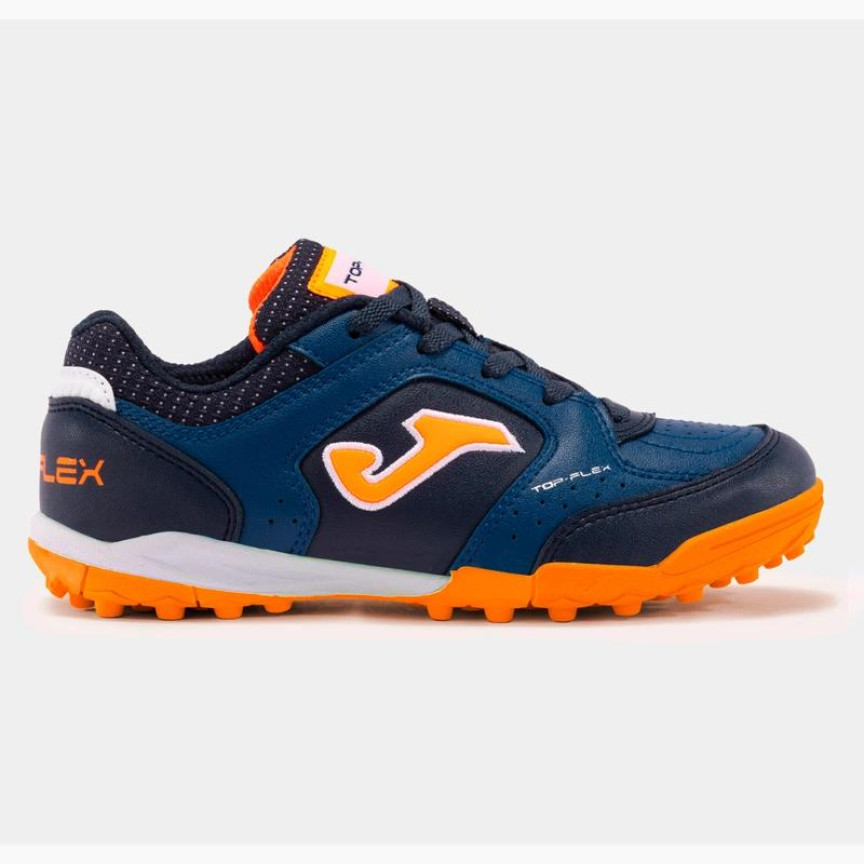 Кросівки JOMA для газону дитячі т.синьо-оранжеві TOP FLEX TPJW2433TF Кросівки JOMA для газону дитячі т.синьо-оранжеві TOP FLEX TPJW2433TF