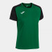 Футболка JOMA  зелено-чорна жіноча ACADEMY IV 901335.451