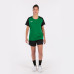 Футболка JOMA  зелено-чорна жіноча ACADEMY IV 901335.451