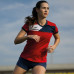 Футболка  JOMA червоно-т.синя жіноча CREW II 900385.603