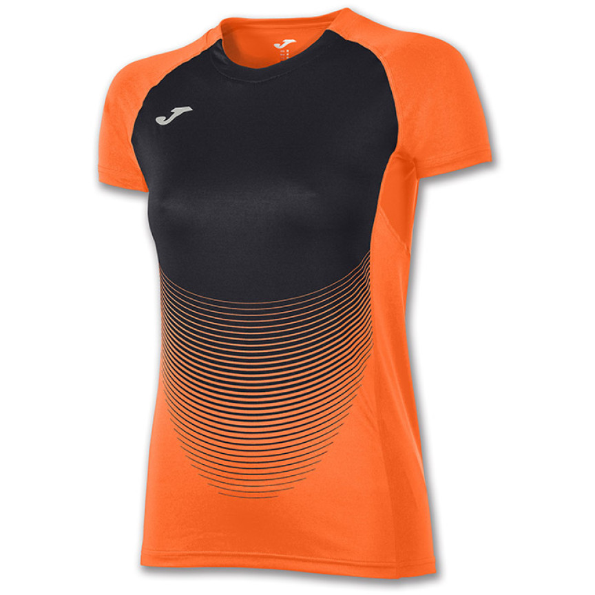 Футболка JOMA  помаранчево-чорна жін. ELITE VI 900641.051