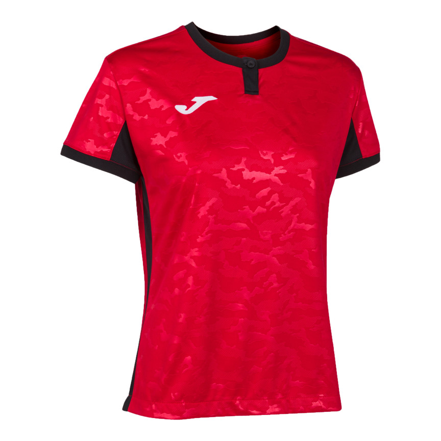 Футболка  JOMA червоно-чорна жіноча TOLETUM II 901045.601