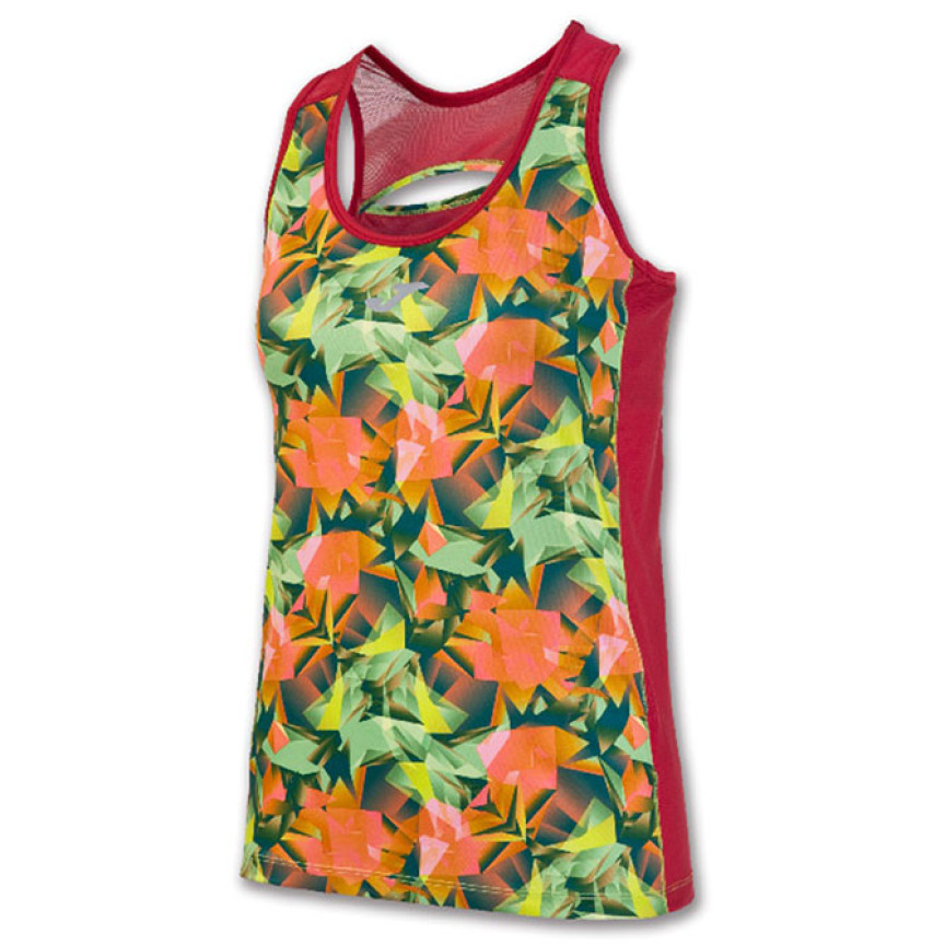 Майка  JOMA зелено-червона жiн.TROPICAL 900202.604