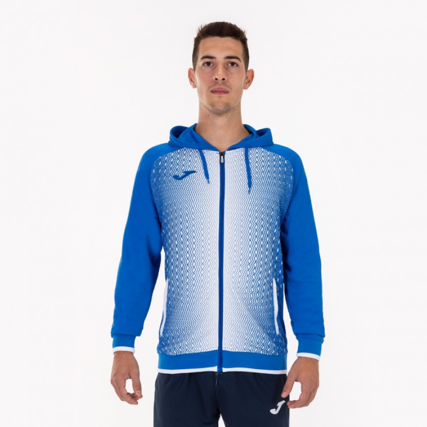 Олімпійка JOMA  синьо-біла з капюшоном SUPERNOVA 101285.702