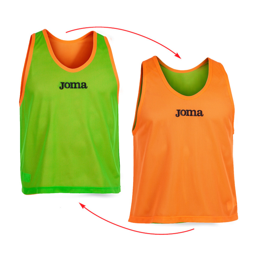 Манішка JOMA двостороння помаранчево-зелена 101689.050