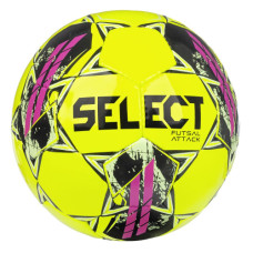 Футбольний мʼяч для футзалу SELECT Attack (жовто/рожевий)