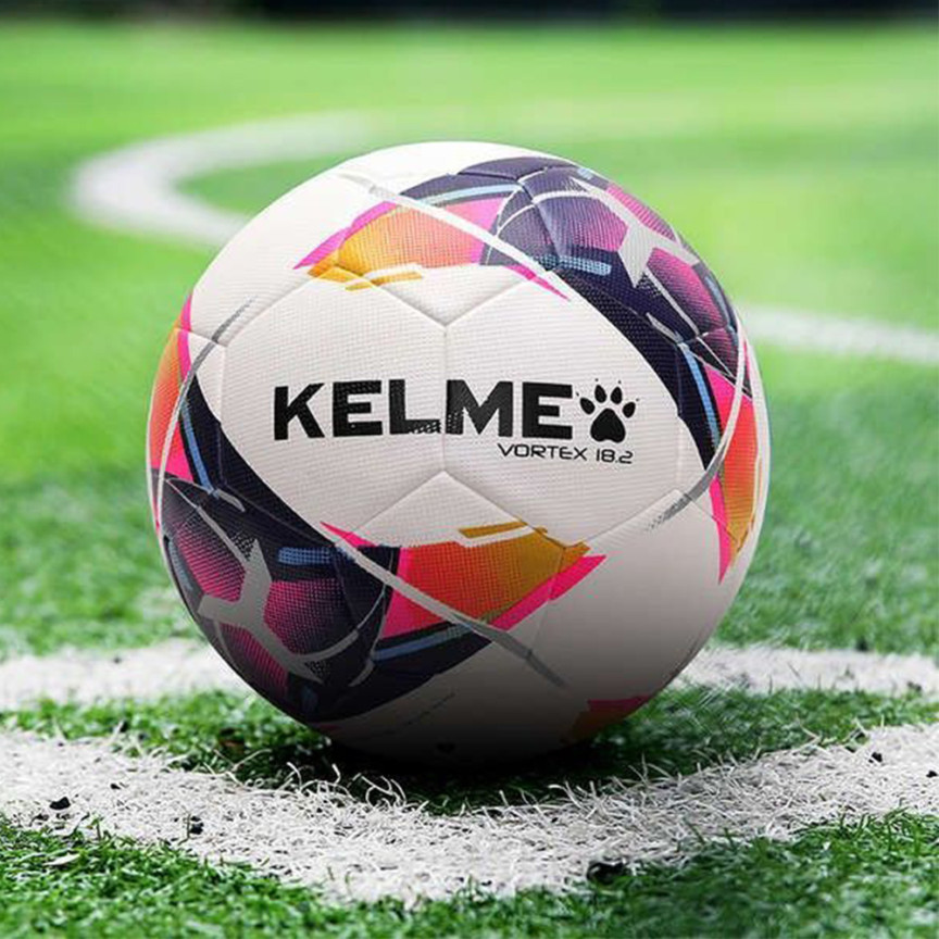 Мʼяч Kelme  футбольний т.синьо-червоний VORTEX 18.2 8101QU5001.9423