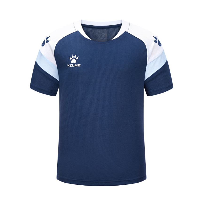 Футболка дитяча т.синьо-біла Kelme BRAVO 7351TX3093.9424