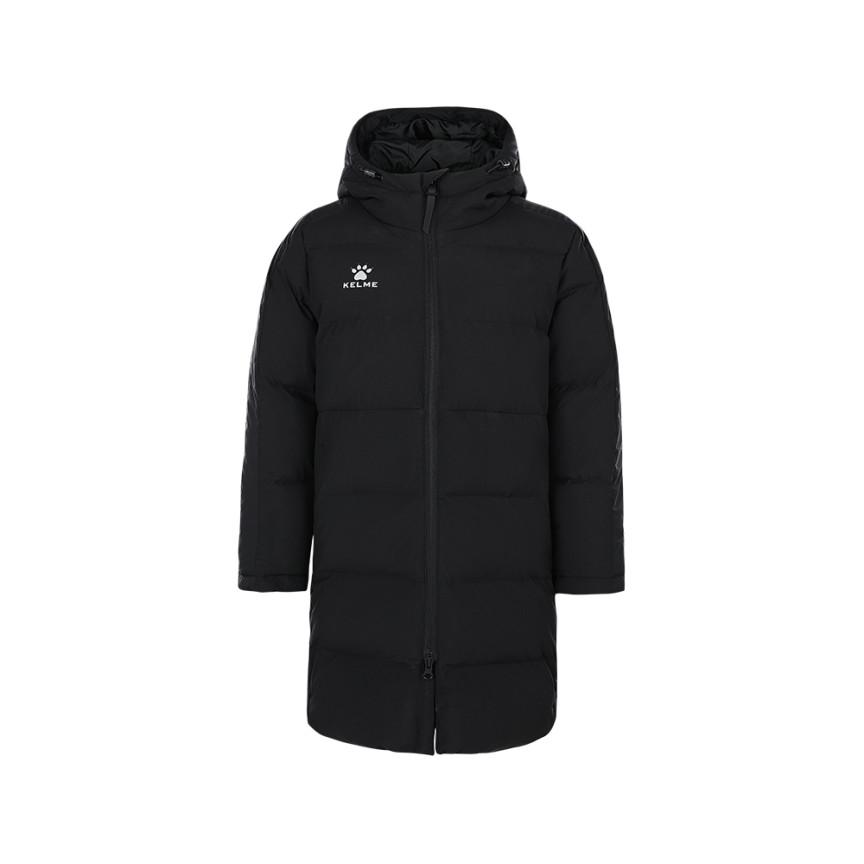 Куртка довга чорна дитяча KELME 8261MF3014.9000