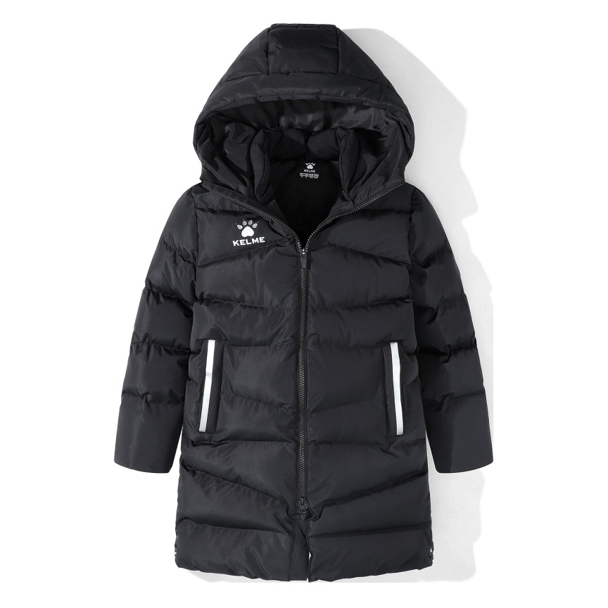 Куртка довга чорно-срібляста дитяча LONG PARKA STREET II 8061MF3002.9055