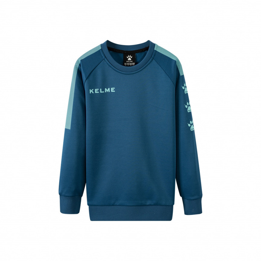 Реглан Kelme т.бірюзовий дитячий TRAINING SWEATER 3893370.4012