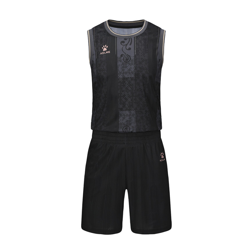 Комплект баскетбольної форми 8352LB1029.9000 Kelme чорний 