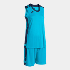Жіночий комплект баскетбольної форми Joma LIDER бірюзовий 902561.013