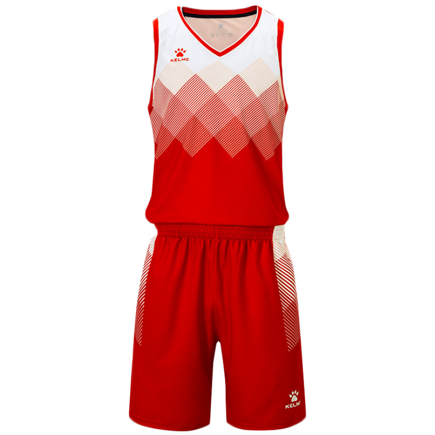 Комплект баскетбольної форми KELME червоно-білий б/р 8052LB1001.9610