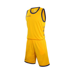 Комплект баскетбольної форми KELME жовто-фіолетовий 3881021.9717