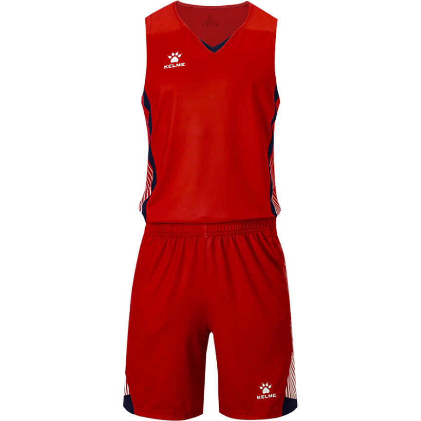 Комплект баскетбольної форми червоний KELME DENVER 8052LB1002.9600