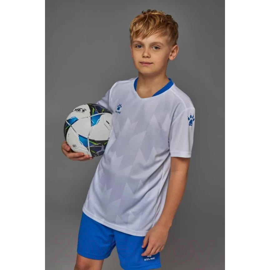 Комплект дитячої футбольної форми Kelme білий BURGOS 8251ZB3003.9100