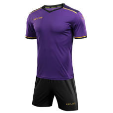 Комплект футбольної форми фіолетово-чорний KELME SEGOVIA 8351ZB1158.9510
