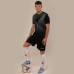Комплект футбольної форми чорно-білий к/р LIGA 3981509.9055