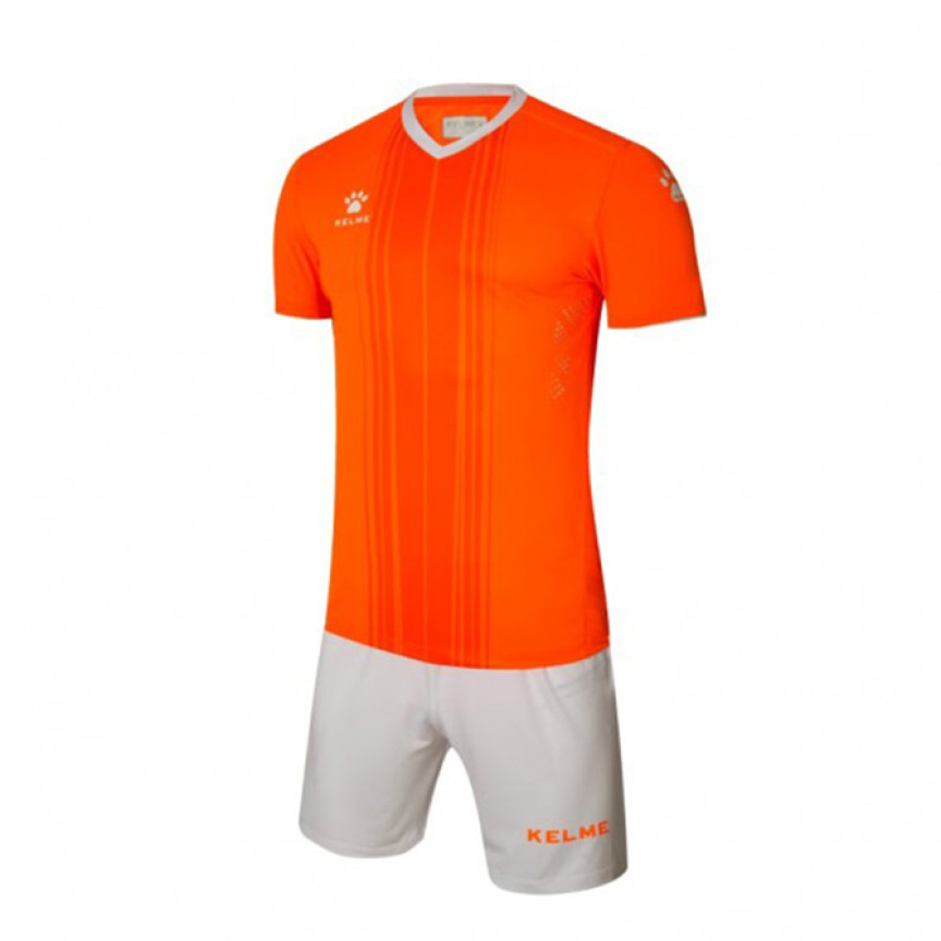 Комплект футбольної форми KELME BARCELONA оранжево-білий 3991536.9910