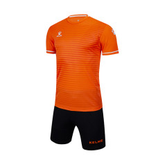 Комплект футбольної форми KELME MALAGA помаранчево-чорний 3801169.9910