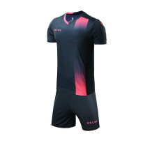 Комплект дитячої футбольної форми KELME ALICANTE (JR) т.синьо-рожевий 3883020.9420