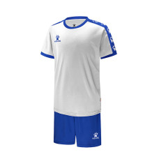 Комплект дитячої футбольної форми KELME COLLEGUE біло-синій 3883033.9104