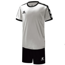 Комплект дитячої футбольної форми KELME COLLEGUE біло-чорний 3883033.9103