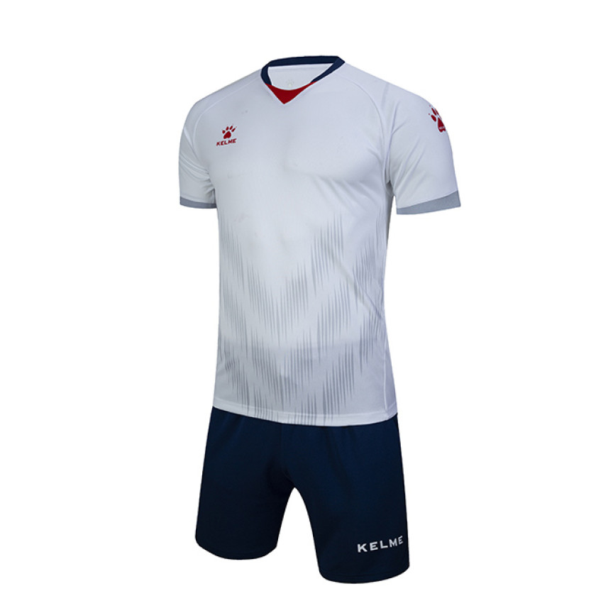 Комплект футбольної форми KELME MIRIDA біло-червоний 3801096.9107
