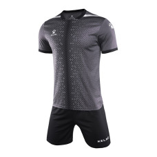 Комплект футбольної форми KELME DINAMO т.сіро-чорний 3801098.9201