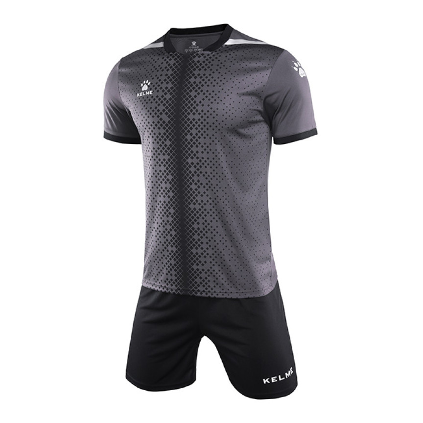 Комплект футбольної форми KELME DINAMO т.сіро-чорний 3801098.9201