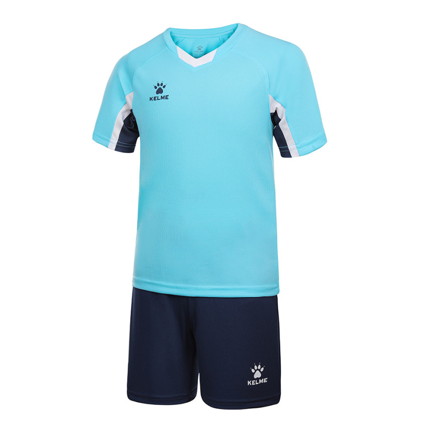 Комплект футбольної форми KELME блакитний дитячий PORTO 8251ZB3002.9405