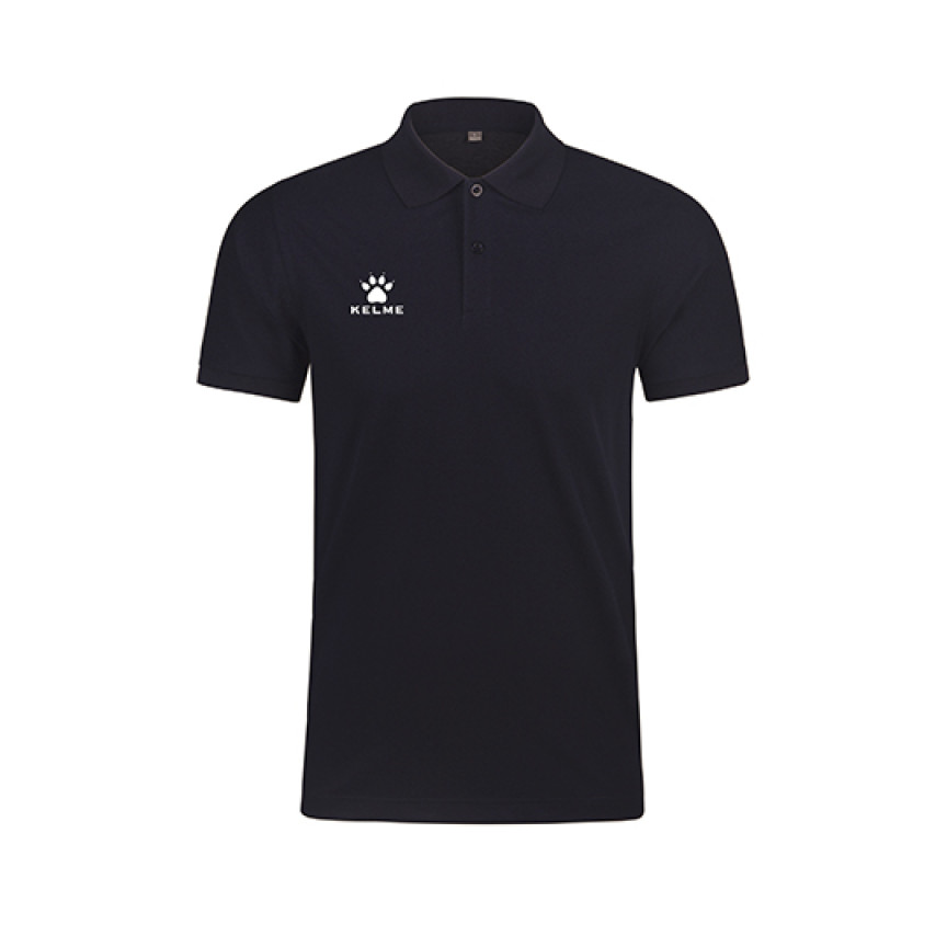 Поло з коміром Kelme FREE TIME чорне K15F117-1.9000 Поло з коміром Kelme FREE TIME чорне K15F117-1.9000