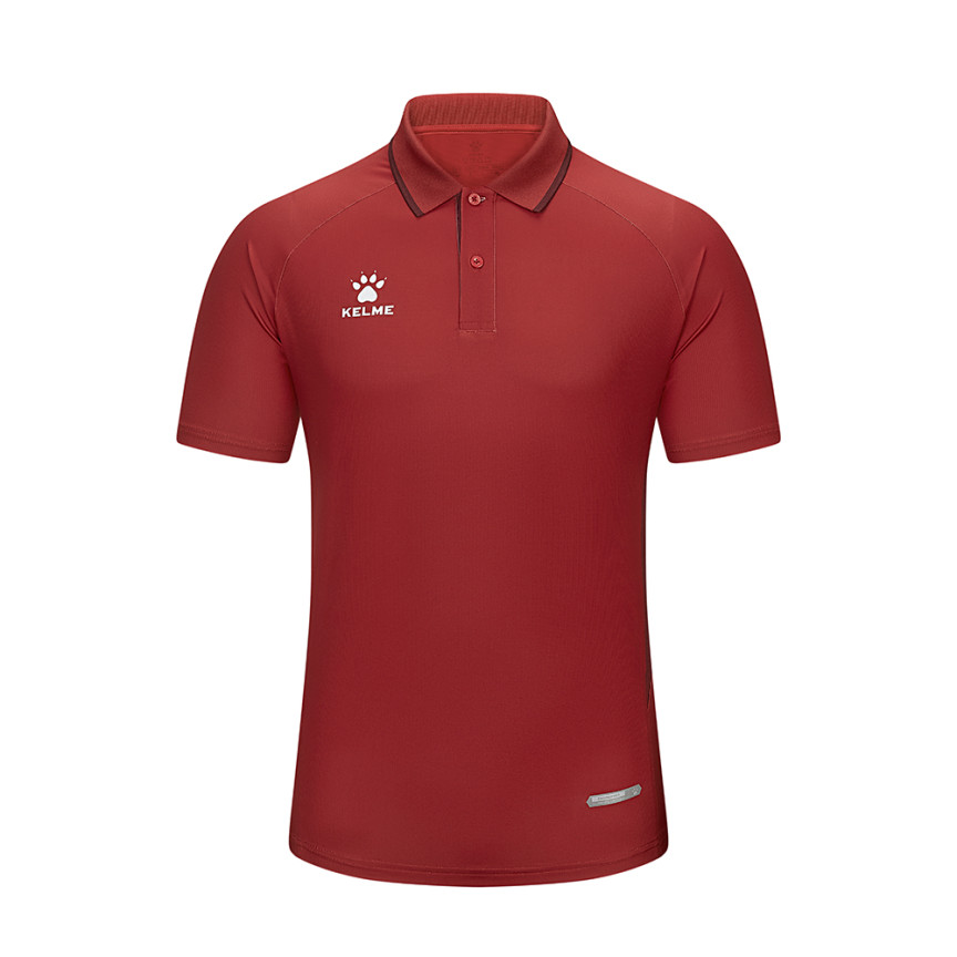 Поло з коміром KELME червоне 8551PL1144.9609 Поло з коміром KELME червоне 8551PL1144.9609