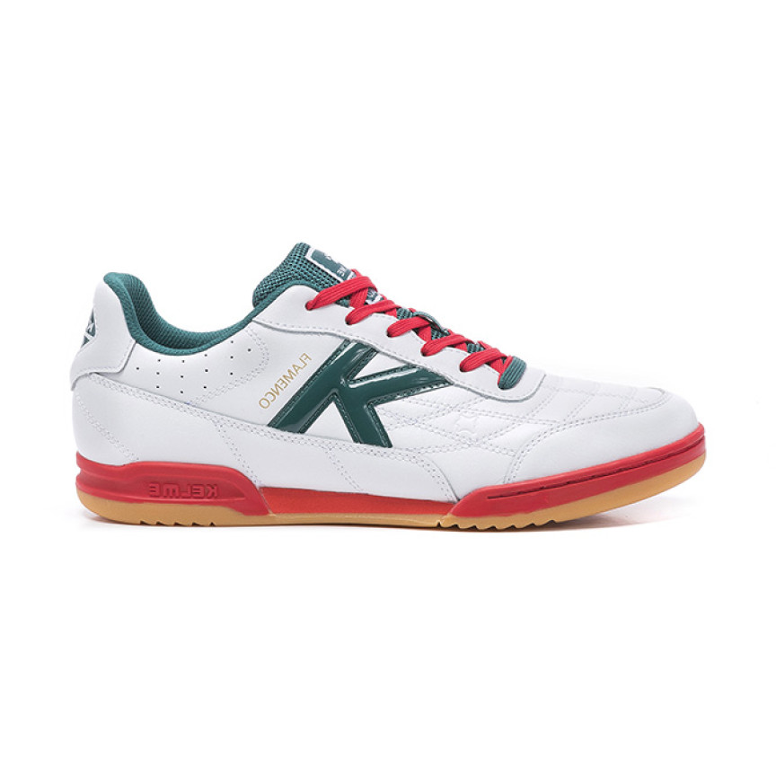 Футзалки   Kelme   біло-зелені FLAMENCO SALA 55.869.215