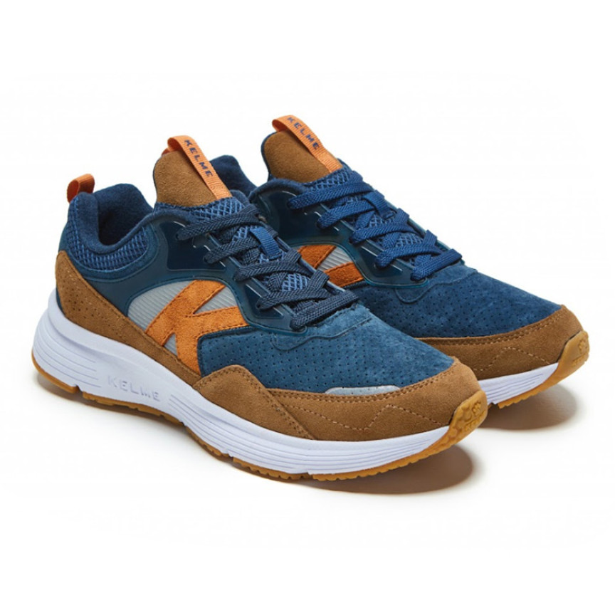 Кросівки    Kelme FLOW т.синьо-коричневі 19.352.0292