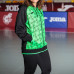 Олімпійка JOMA  з капюшоном чорно-салатова жіноча SUPERNOVA III 901430.117
